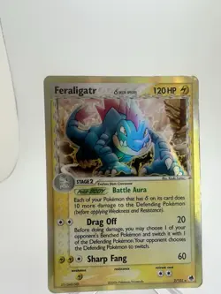 Pokemon Card Feraligatr EX Delta Species Holo Rare 2/101 Moderately Played/ HP - Image 4