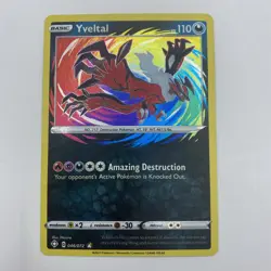Yveltal 046/072 Shining Fates Holo NM Pokemon Card TCG - Image 1