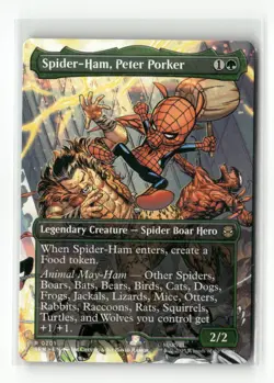 Spider-Ham, Peter Porker (Borderless) R Marvel's Spider-Man 201 NM - Image 1