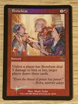Browbeat Foil Judgement - Near Mint - Image 1