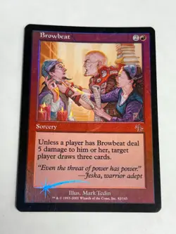 Browbeat 82/143 Foil Judgment MTG LP/NM - Image 2