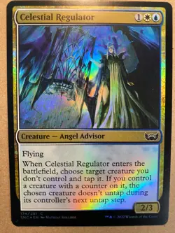 MTG 1x FOIL Celestial Regulator Streets of New Capenna Magic the Gathering x1 NM - Image 1