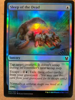 MTG 1x FOIL Sleep of the Dead # 66 Theros Beyond Death Magic the Gathering x1 NM - Image 1