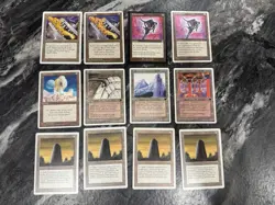 Artifact Lot Basalt Monolith X 4, Urza, Felton’s Cane Revised 4th Lot MTG - Image 1