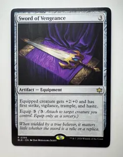 Sword of Vengeance #0395 (NM) Bloomburrow BLB Magic MTG - Image 1