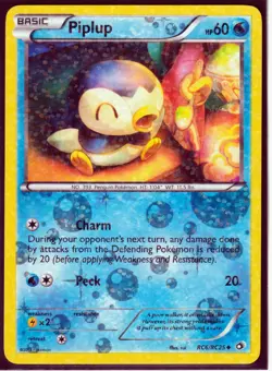 2013 PIPLUP RC6/RC25 Legendary Treasures Pokemon Radiant Collection HOLO (P5) - Image 1