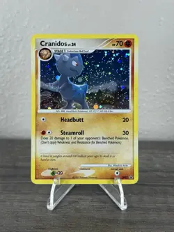 Pokemon TCG Diamond & Pearl Black Star Promos Cranidos Holo Rare DP07 MP - Image 1