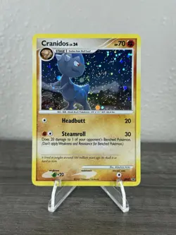 Pokemon TCG Diamond & Pearl Black Star Promos Cranidos Holo Rare DP07 MP - Image 2
