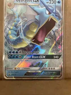 Pokemon TCG Gyarados GX SM Black Star Promo SM212 Holo Promo - Image 3