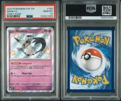 2024 Pokemon Paldean Fates Mimikyu 160/091 Shiny Rare PSA GEM MT 10 - Image 3