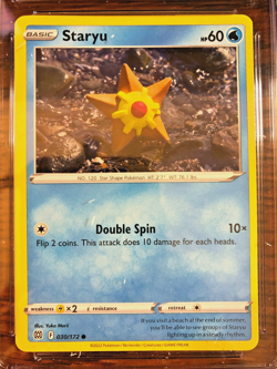 Staryu Regular Common #030 - CGC NM/MINT 8 - 2022 Brilliant Stars - Pokemon TCG - Image 2