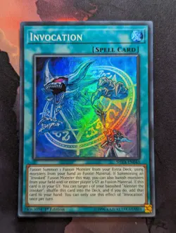 Invocation SHVA-EN043 Super Rare 1st Edition NM/VLP YuGiOh - Image 1