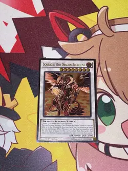 Scarlight Red Dragon Archfiend DOCS-EN046 LP Condition 1st Edition Ultimate Rare - Image 1