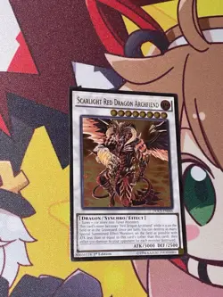 Scarlight Red Dragon Archfiend DOCS-EN046 LP Condition 1st Edition Ultimate Rare - Image 3