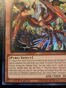 Radiant Typhoon Fonix, The Great Flame DOOD-EN017 1st Ed. Ultra Rare Yu-Gi-Oh! - Image 4