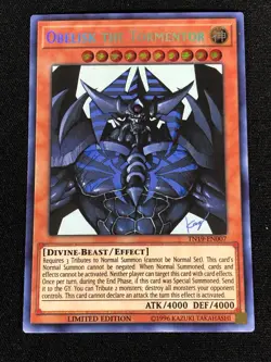 Yugioh Obelisk the Tormentor TN19-EN007 Secret (NM) - Image 1