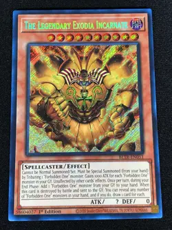 Yugioh The Legendary Exodia Incarnate BLTR-EN051 1st Secret (NM) - Image 1