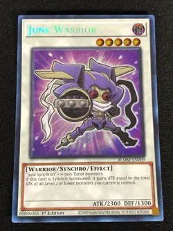 Yugioh Junk Warrior BLMM-EN009 1st Secret (NM) - Image 1