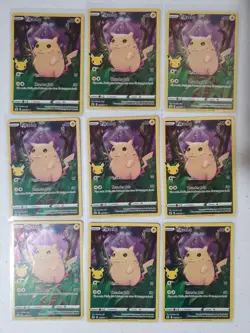 Pokemon TCG Celebrations Pikachu 5/25 Full Art Card Lot Of 16 - Image 1