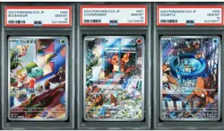 PSA 10 Pokemon Card Bulbasaur Charmander Squirtle ex AR Promo Special Deck Set - Image 1