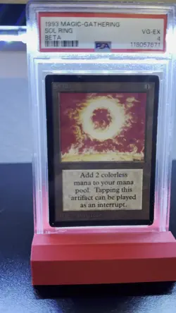 1993 MTG Magic the Gathering Beta Sol Ring. PSA 4 TCG Card - Image 2