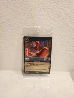 🔥Disney Lorcana D23 2025 Gold Member Exclusive Iago 8/ Foil Promo Card- Sealed - Image 2