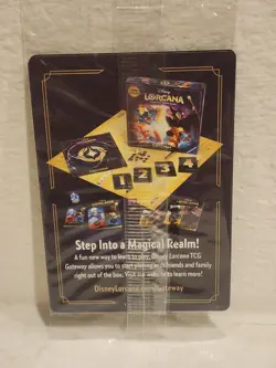 🔥Disney Lorcana D23 2025 Gold Member Exclusive Iago 8/ Foil Promo Card- Sealed - Image 3