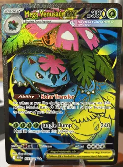 Mega Venusaur ex 155/132 - Ultra Rare FA - Mega Evolutions - Pokemon Card - Image 1