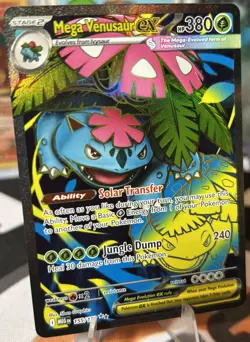 Mega Venusaur ex 155/132 - Ultra Rare FA - Mega Evolutions - Pokemon Card - Image 2