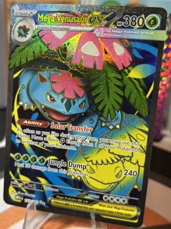 Mega Venusaur ex 155/132 - Ultra Rare FA - Mega Evolutions - Pokemon Card - Image 3