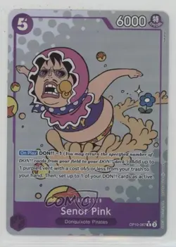2025 One Piece Card Game: Royal Blood OP10 R English Senor Pink (Alt Art) - Image 1