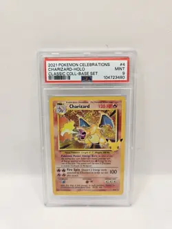 Pokemon Card Charizard 4/102 PSA 9 Set Pokemon Celebrations Inglese Mint - Image 1