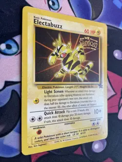Electabuzz No.2 WOTC Black Star Promo Pokemon Card WOTC Played MP - Image 2