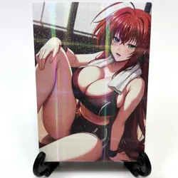 High School DxD Rias Gremory Sexy Anime Waifu Girl Lewd Goddess Story Art Card - Image 2