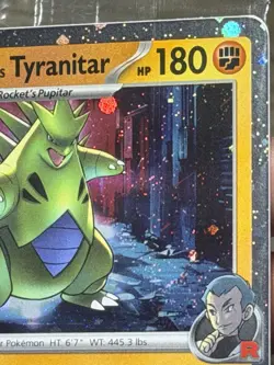 En Promo Card Team Rockets Tyranitar New Sealed Pokemon Center - Image 3