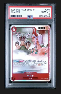PSA 10 - Yamato EB02-006 Holo 2025 Japanese Graded One Piece Card - Image 1