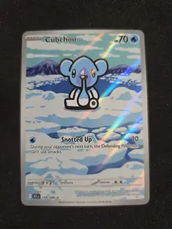 Pokemon TCG Cubchoo Illustration Rare Card 109/086 English Black Bolt - Image 1