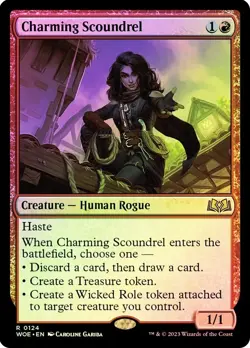 mtg magic Charming Scoundrel FOIL promo ENGLISH Vaurienne charmante - Image 1