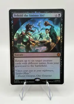 Behold the Sinister Six! - Foil - Marvel's Spider-Man (SPM) MTG Mythic Rare #51 - Image 2
