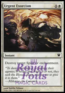Urgent Exorcism 4x FOIL ISD MTG Innistrad Common MINT white - Image 1