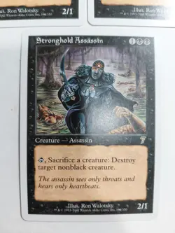 Magic the Gathering MTG Stronghold Assassin 7th Edition Rare LP x3 - Image 4