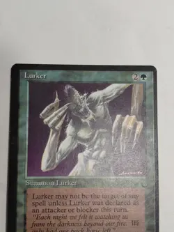MTG Black Signed The Dark DRK Lurker Right Shifted MISPRINT LP - Image 2