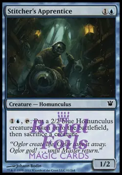 Stitcher's Apprentice 4x FOIL ISD MTG Innistrad Common 3 MINT + 1 NM blue - Image 1