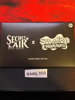 MTG Secret Lair x Spongebob Squarepants: Lands Under the Sea Non-Foil SEALED - Image 1