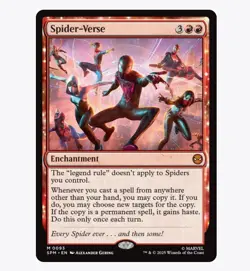 Spider-Verse - Foil Card - Marvel's Spider-Man (SPM) MTG Mythic Rare #93 - Image 1