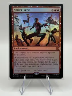 Spider-Verse - Foil Card - Marvel's Spider-Man (SPM) MTG Mythic Rare #93 - Image 2