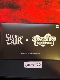 MTG Secret Lair x Spongebob Squarepants Legends of Bikini Bottom Non-Foil SEALED - Image 1