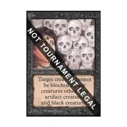 WOTC MtG Collector's Ed Fear (CE) (C) EX - Image 1