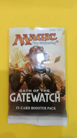 MTG Oath of the Gatewatch 15 Card Booster Pack opened but still NEW! - Image 1