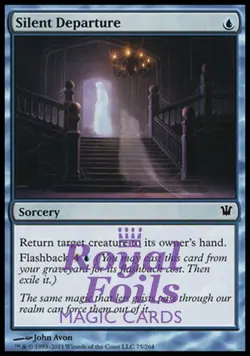 Silent Departure 4x FOIL ISD MTG Innistrad Common MINT blue - Image 1